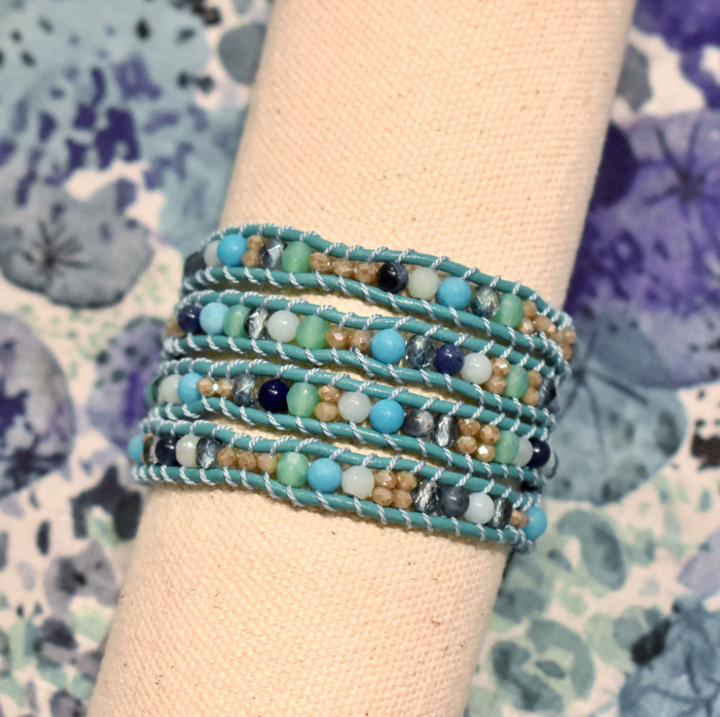 Turquoise 4 Wrap - Betsy Olmsted Collaboration