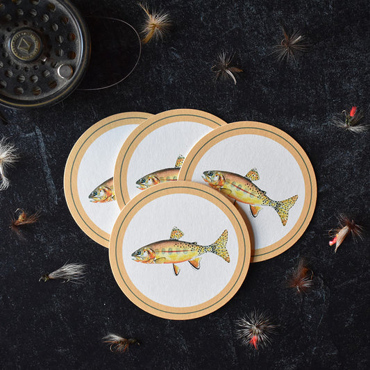 Golden Trout Coasters
