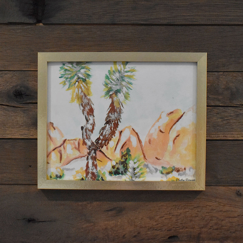 Joshua Tree National Park 8x10 Watercolor Print