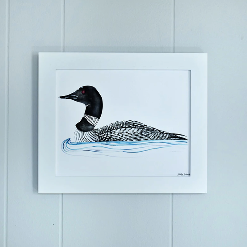 Loon 8x10 Watercolor Print