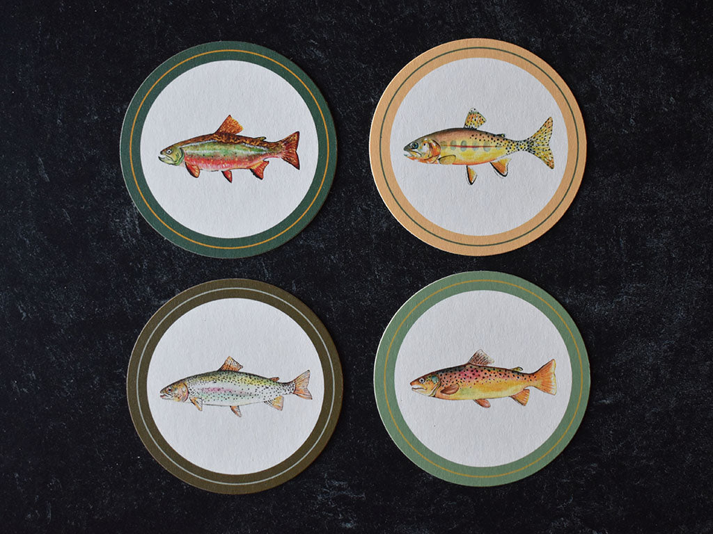 Trout Collection Coasters