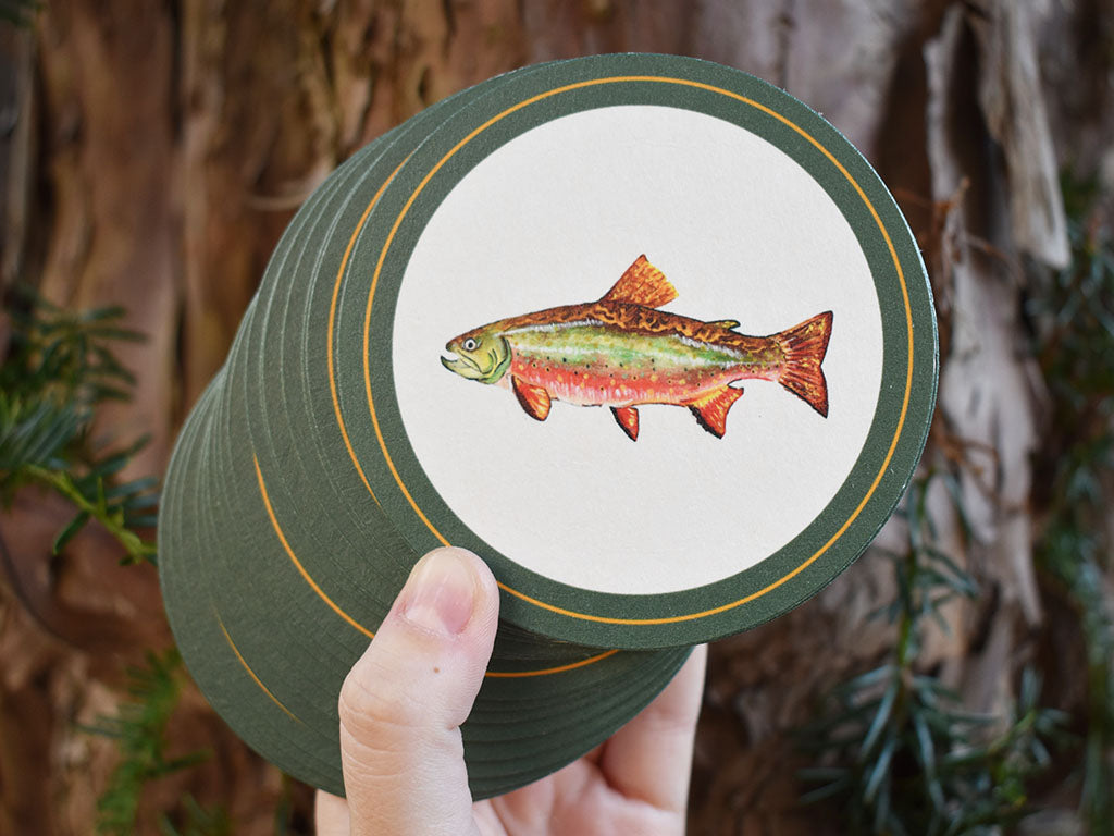 Brook Trout Coasters
