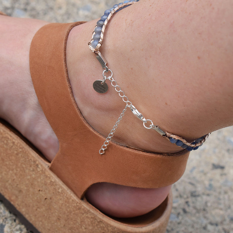Blue Aventurine - Anklet