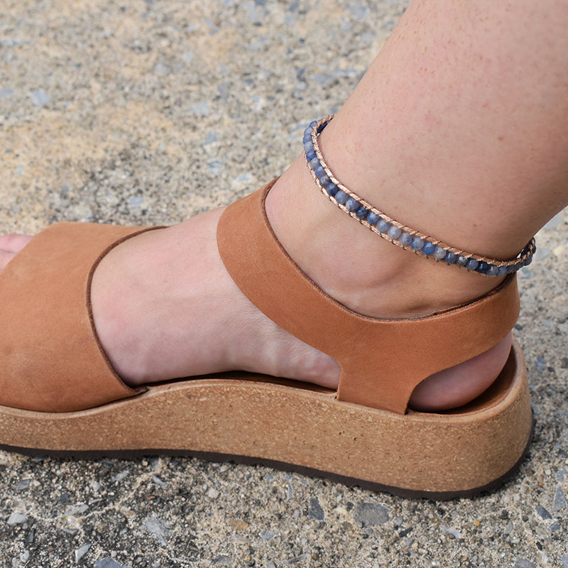 Blue Aventurine - Anklet