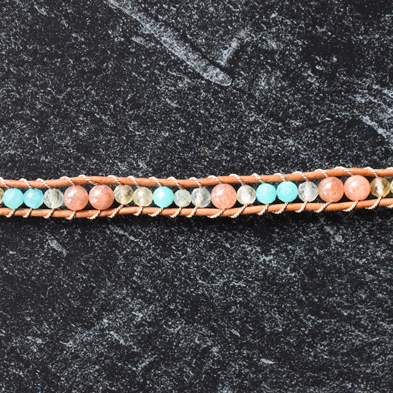 Island & Chalcedony - 3 Wrap