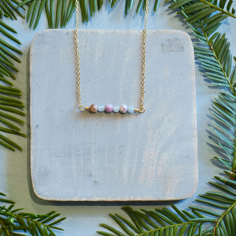 October & Scorpio Gold Necklace