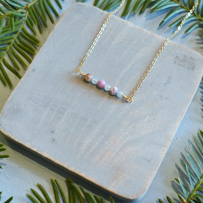 October & Scorpio Gold Necklace