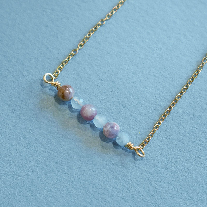 October & Scorpio Gold Necklace