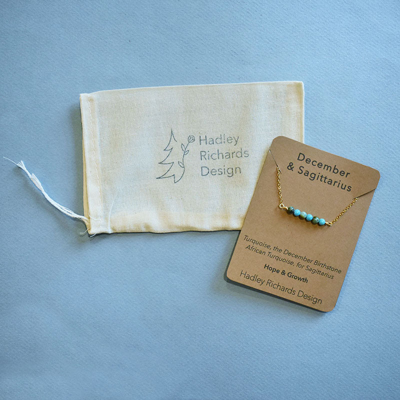 December & Sagittarius Necklace