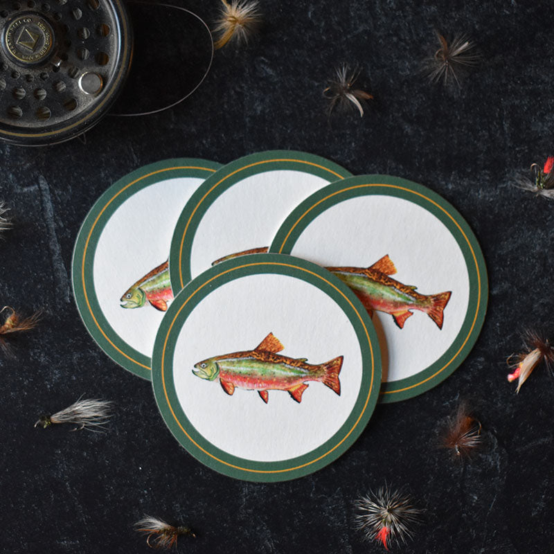 Brook Trout Coasters