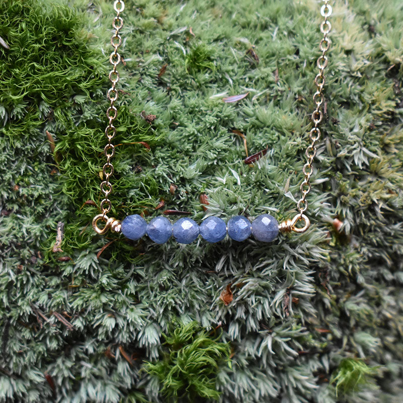 Sapphire & Gold Necklace
