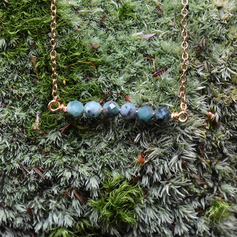 Emerald & Gold Necklace