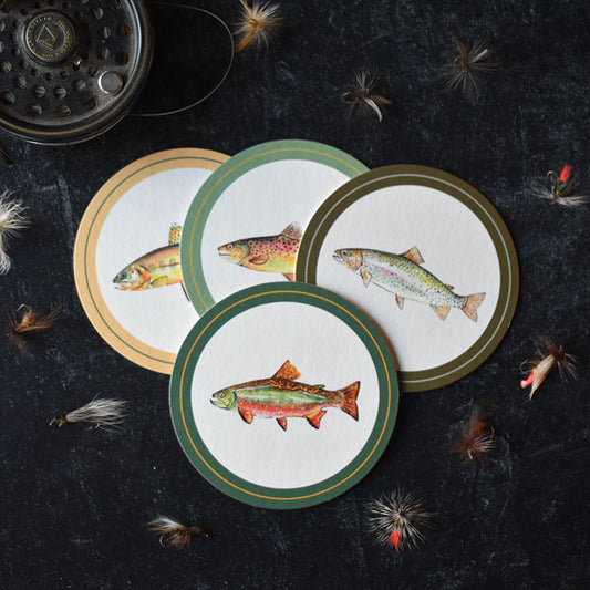 Trout Collection Coasters