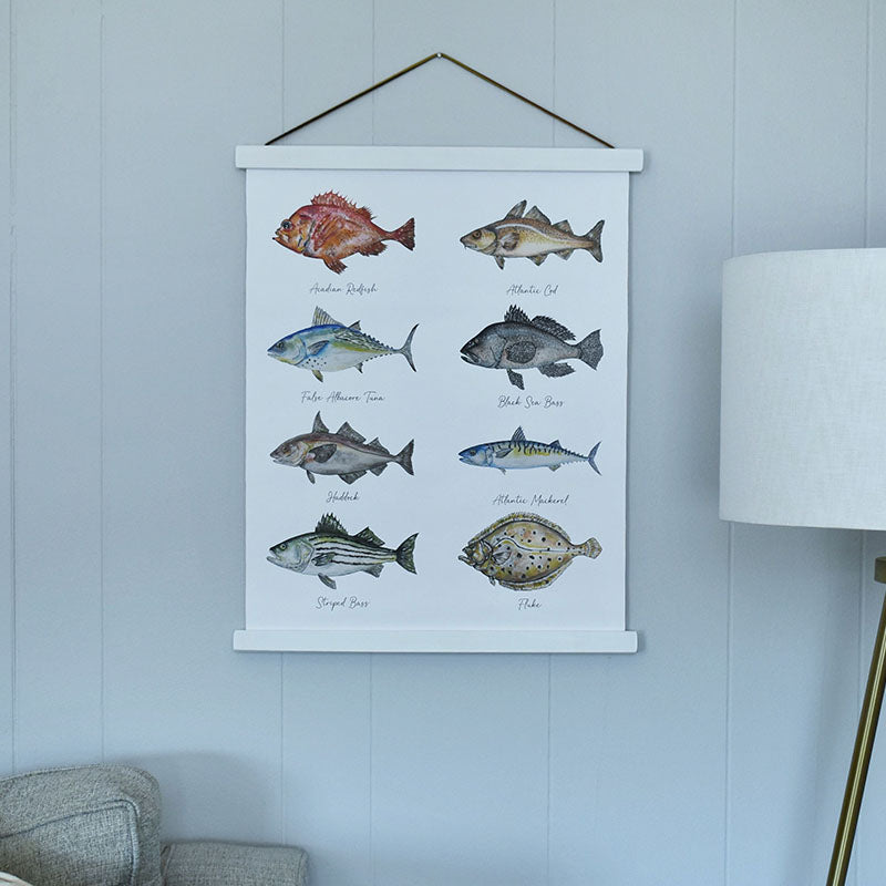 New England Saltwater Fish Canvas Print