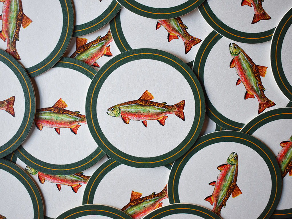 Brook Trout Coasters
