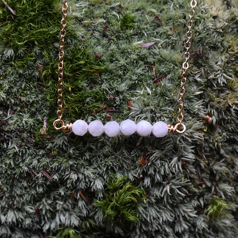 Moonstone & Gold Necklace