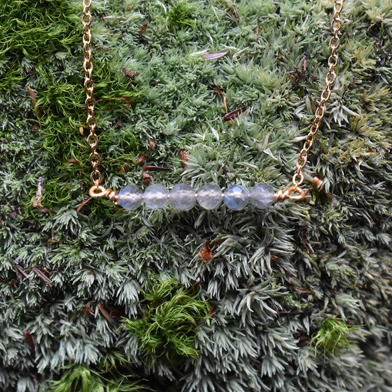 Labradorite & Gold Necklace