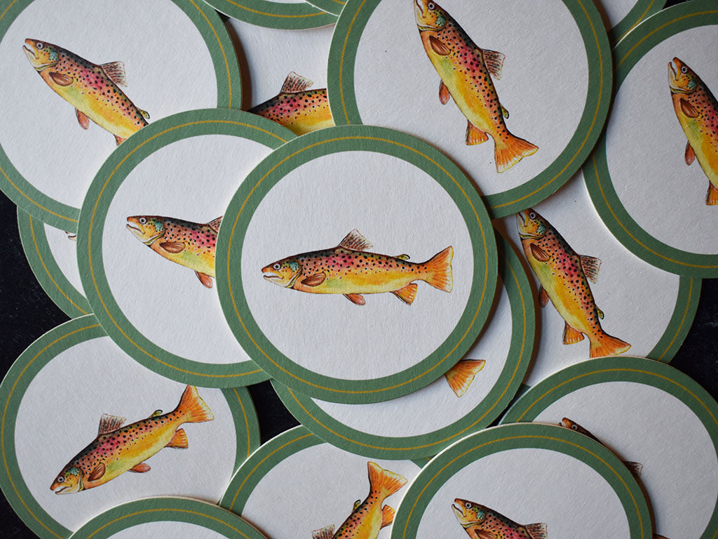 Brown Trout Coasters