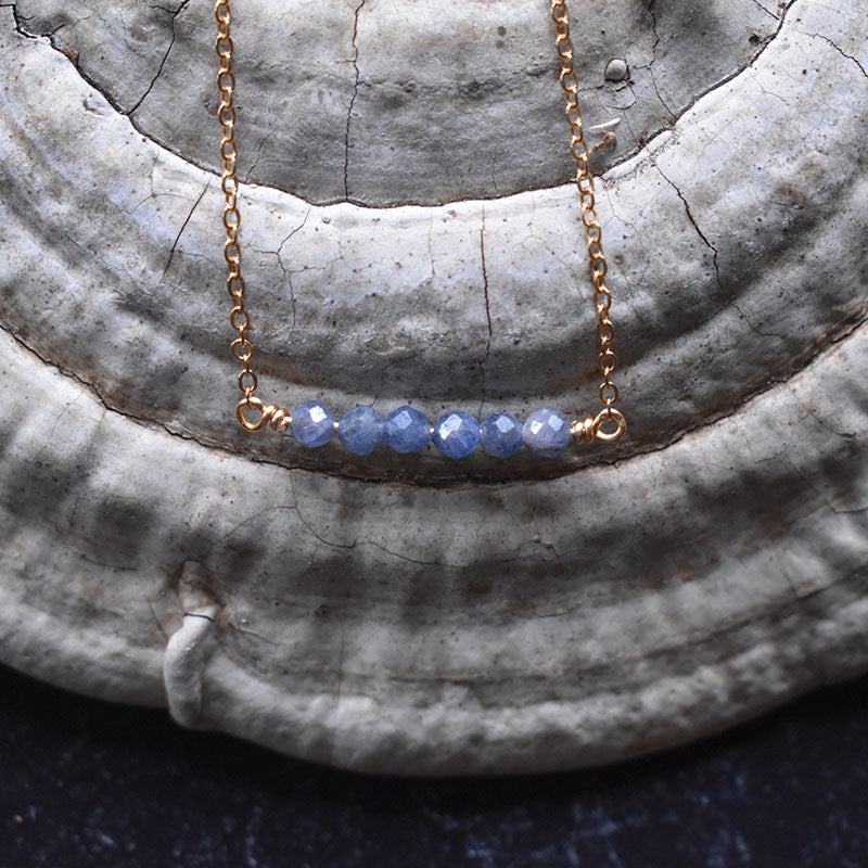 Sapphire & Gold Necklace