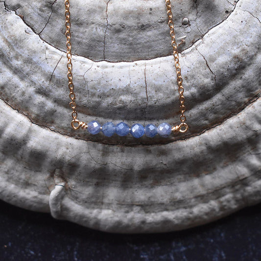 Sapphire & Gold Necklace