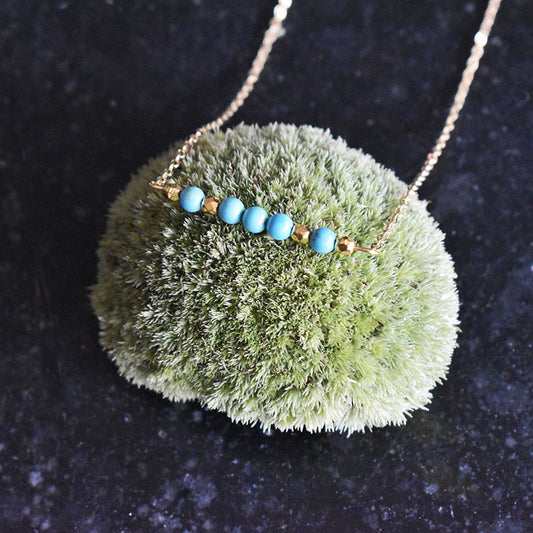 Turquoise & Gold Necklace