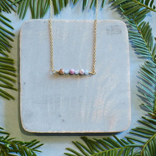 October & Scorpio Gold Necklace