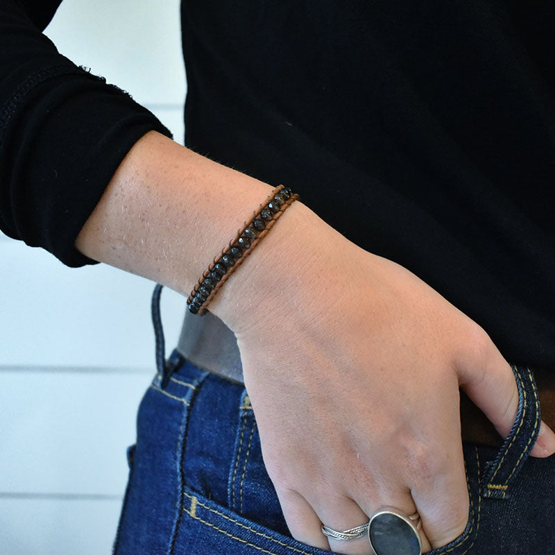 Smoky Quartz - 1 Wrap