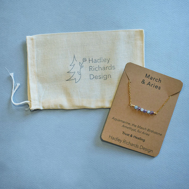 March & Aries Gold Necklace