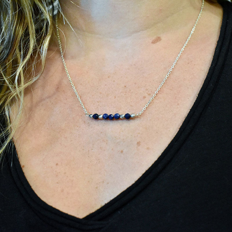Sodalite & Silver Necklace